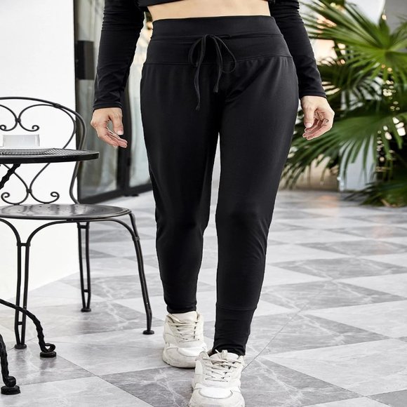 Drawstring Waist Sweatpants - Picture 1 of 4